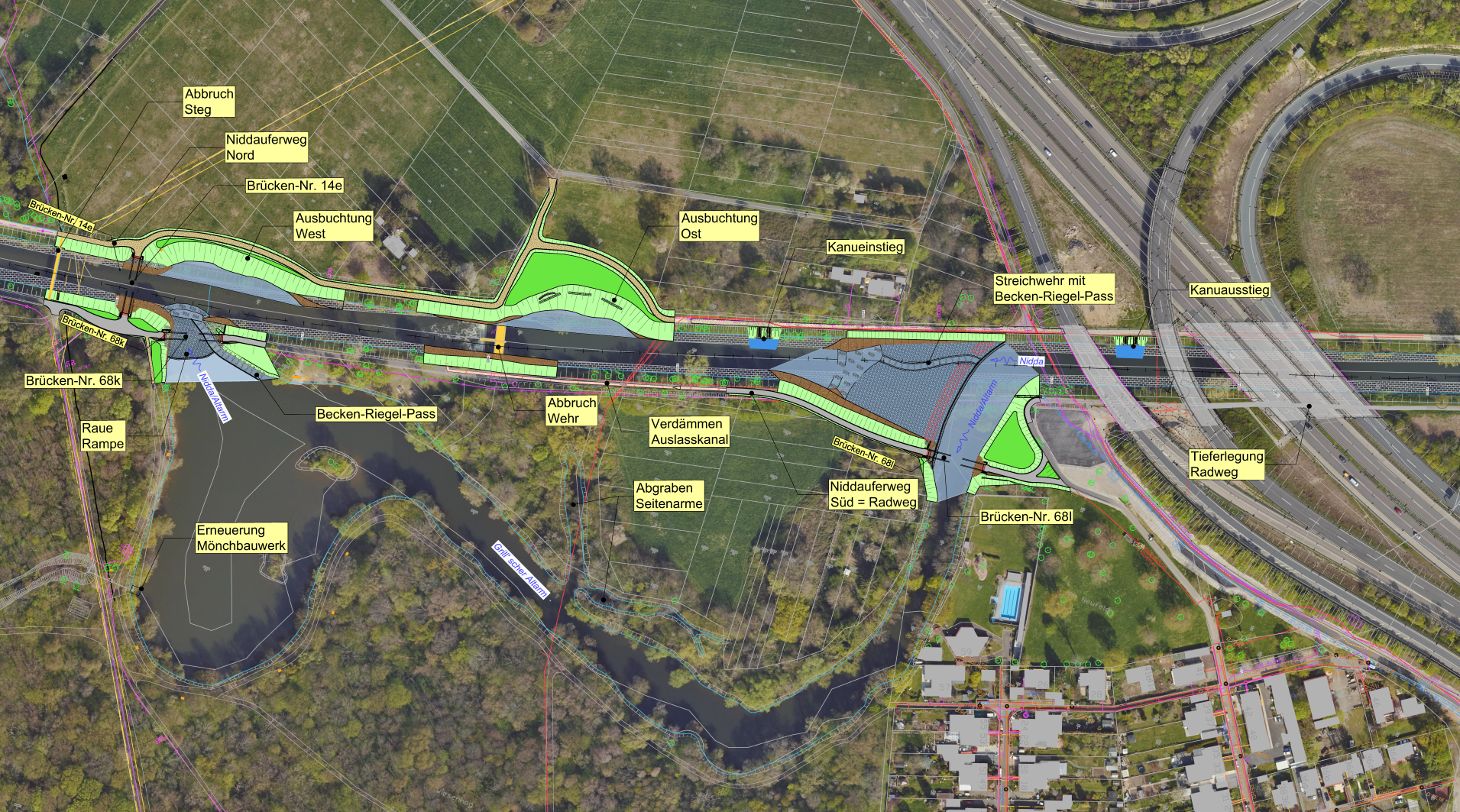 Sossenheimer Wehr (Lageplan)